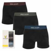 Lyle And Scott Devon 3 Pack Boxer Shorts  