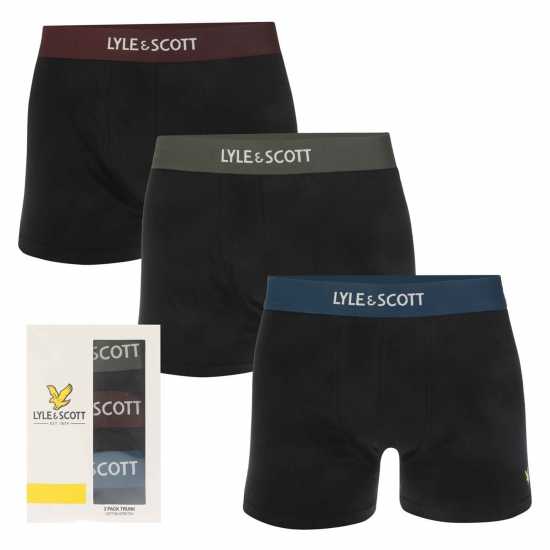 Lyle And Scott Devon 3 Pack Boxer Shorts  
