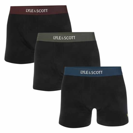 Lyle And Scott Devon 3 Pack Boxer Shorts  