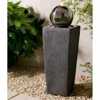 Stainless Steel Ord Tower Water Feature With Led L  Градина