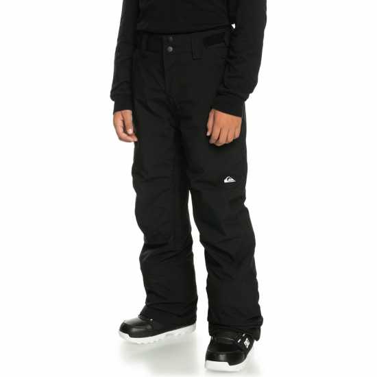 Quiksilver Estate Ski Trousers Juniors Черно Детско ски облекло