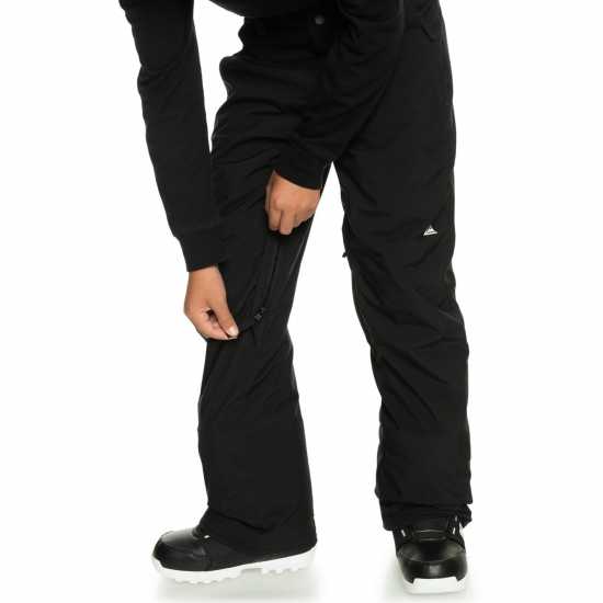 Quiksilver Estate Ski Trousers Juniors Черно Детско ски облекло