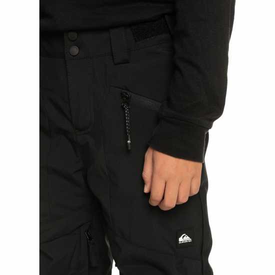 Quiksilver Estate Ski Trousers Juniors Черно Детско ски облекло