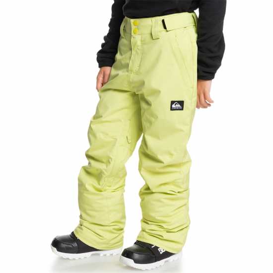 Quiksilver Estate Ski Trousers Juniors Лайм Детско ски облекло