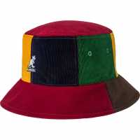 Kangol Cntrst Pps Bkt 99 Red Multi Kangol Caps and Hats