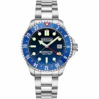 Depth Charge Depth Charge Stainless Steel Blue Dial Dive Watch
