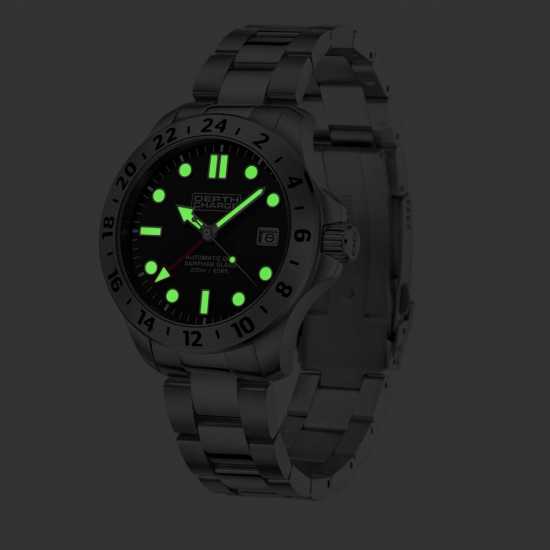 Depth Charge Depth Charge Stainless Steel Silvr Dial Dive Watch  Бижутерия
