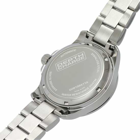 Depth Charge Depth Charge Stainless Steel Silvr Dial Dive Watch  Бижутерия