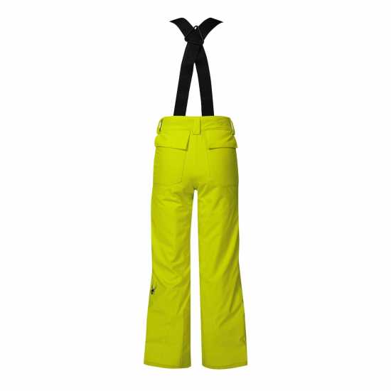 Spyder Pants Lime Детско ски облекло