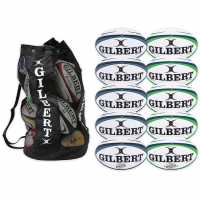 Gilbert Match Rugby Ball Pack Size 5  Ръгби