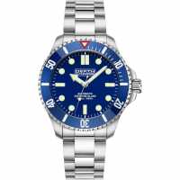 Depth Charge Stainless Steel Blue Dial Dive Watch  Бижутерия