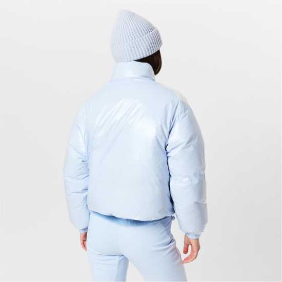 Яке За Ски Sweaty Betty Women's Snowfall High Shine Cropped Water Resistant Primaloft Long Sleeve Ski Jacket  