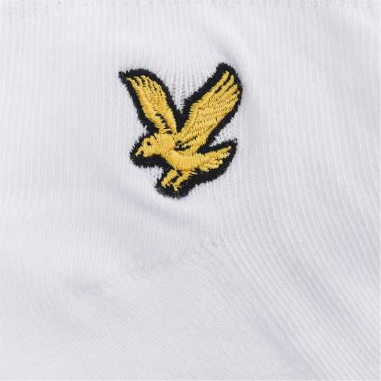 Lyle And Scott Lyle 3P Ankle Socks Sn63 Bright White 