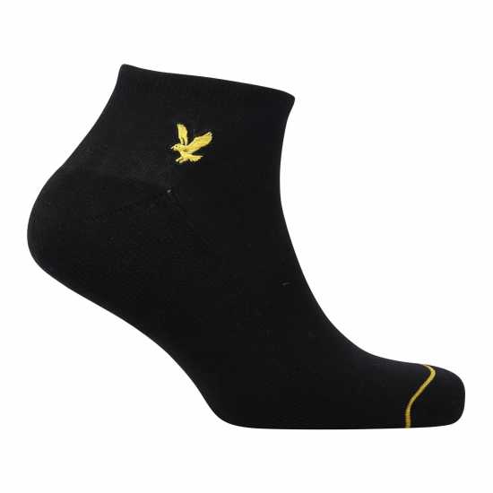 Lyle And Scott Lyle 3P Ankle Socks Sn63 Black 