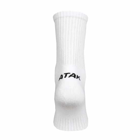 Atak Half Leg Socks Senior White Мъжки чорапи