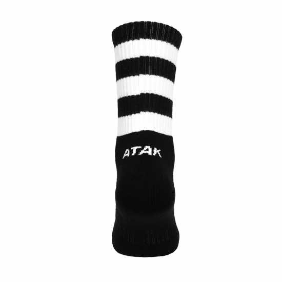 Atak Half Leg Socks Senior Black/White Мъжки чорапи