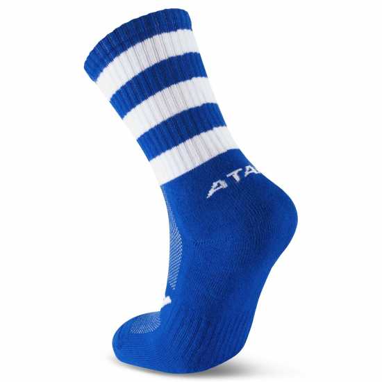 Atak Sports Atak Half Leg Socks Senior Royal/White 