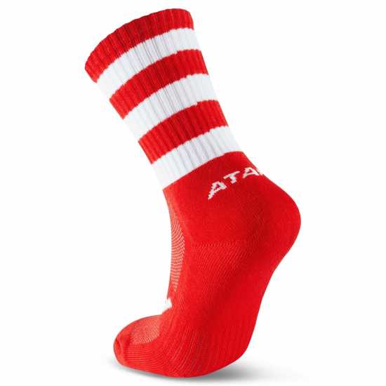 Atak Sports Half Leg Socks Senior Червено/Бяло Мъжки чорапи