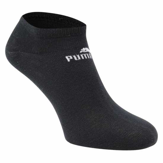Puma 3 Бр. Детски Чорапи За Маратонки 3 Pack Trainer Socks Junior Black Детски чорапи