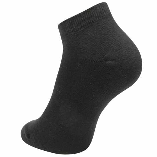 Jack And Jones 5Бр. Мъжки Чорапи За Маратонки 5 Pack Trainer Socks Black Мъжки чорапи