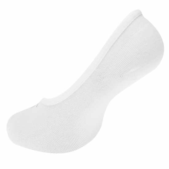 Puma 3 Pack Footie Socks Juniors White Детски чорапи