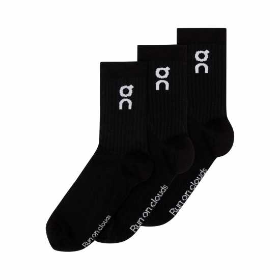 On Crew 3Pk Sock 61 Black Мъжки чорапи