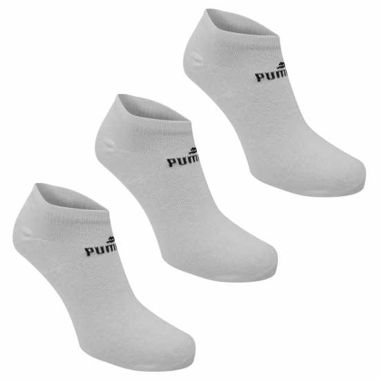 Puma 3 Чифта Спортни Чорапи 3 Pack Trainer Socks