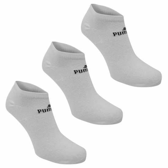Мъжки чорапи Puma 3 Чифта Спортни Чорапи 3 Pack Trainer Socks Бяло Puma 3 Чифта Спортни Чорапи 3 Pack Trainer Socks Бяло Мъжки чорапи