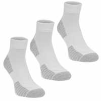 Under Armour 3 Чифта Чорапи Tech Quarter 3 Pack Socks White Мъжки чорапи