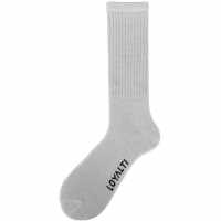Loyalti 8 Pack Crew Socks White Мъжки чорапи