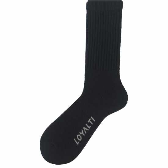 Мъжки чорапи Loyalti 8 Pack Crew Socks Черно Loyalti 8 Pack Crew Socks Черно Мъжки чорапи
