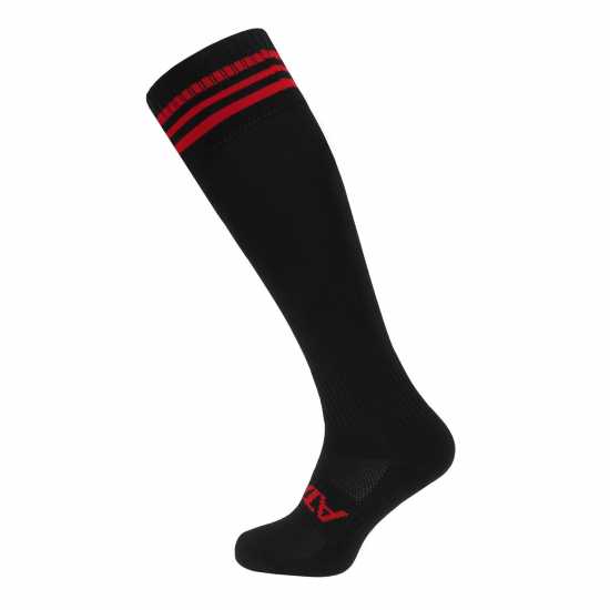 Мъжки чорапи Atak Sports Bars Socks Senior Черно/Червено Atak Sports Bars Socks Senior Черно/Червено Мъжки чорапи