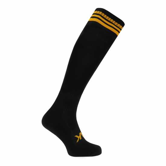 Atak Sports Bars Socks Senior Черно/Янтар Мъжки чорапи