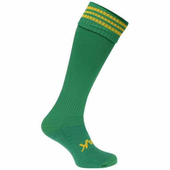 Мъжки чорапи Atak Sports Bars Socks Senior Зелено/Злато Atak Sports Bars Socks Senior Зелено/Злато Мъжки чорапи