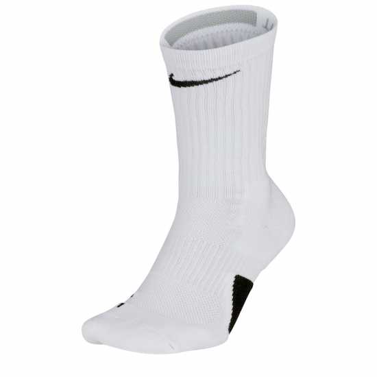Nike Elite Crew Basketball Socks White/Black Мъжки чорапи