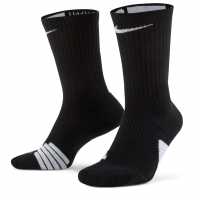 Nike Elite Crew Basketball Socks Black/White Мъжки чорапи