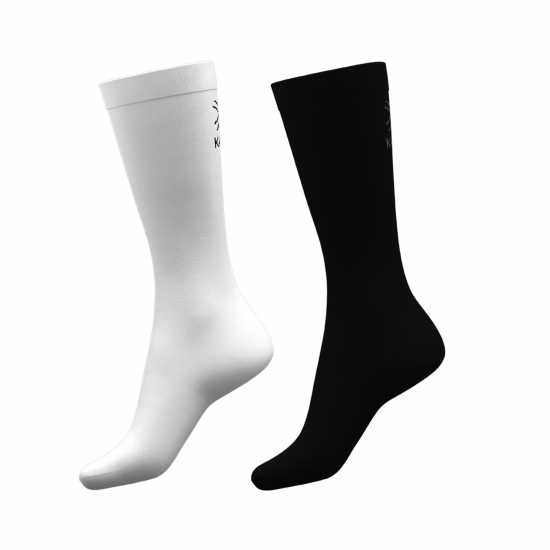 Karrimor 2Pk Marathon Socks Mens White/Black Мъжки чорапи
