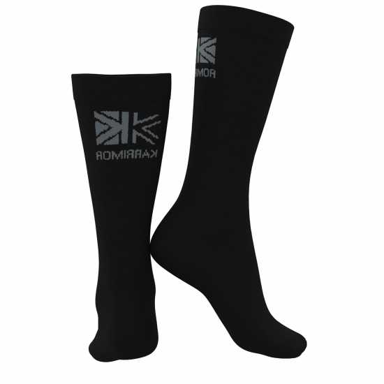 Karrimor 2Pk Marathon Socks Mens White/Black Мъжки чорапи