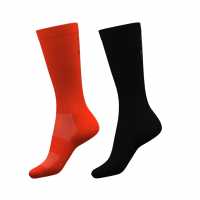 Karrimor 2Pk Marathon Socks Mens Black/Orange Мъжки чорапи