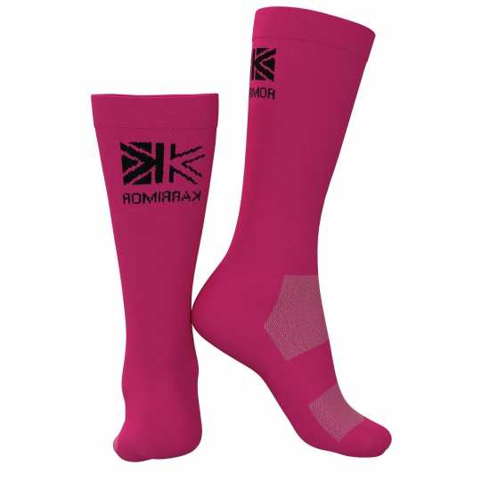 Karrimor 2Pk Marathon Socks Mens White/Pink Мъжки чорапи
