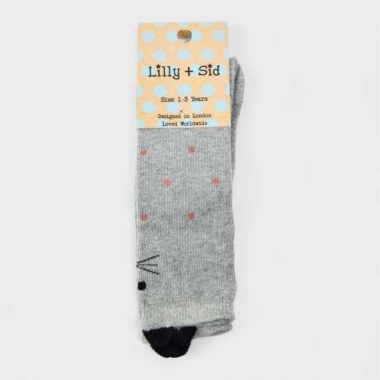 Детски чорапи Lilly And Sid Cat Kn H Sck In99 Lilly And Sid Cat Kn H Sck In99 Детски чорапи