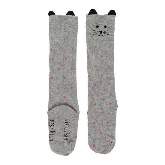 Lilly And Sid Cat Kn H Sck Jn99  Детски чорапи