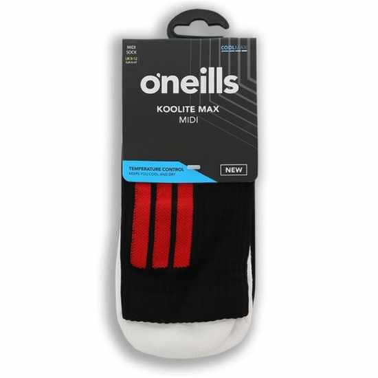 Oneills Koolite Socks Senior Black/Red Мъжки чорапи