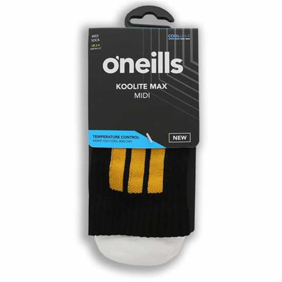 Oneills Koolite Socks Senior Black/Amber Мъжки чорапи