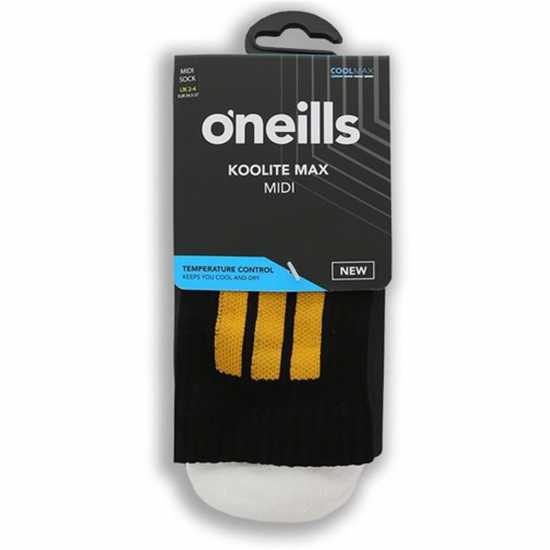 Oneills Ion Socks Senior Black/Amber Мъжки чорапи