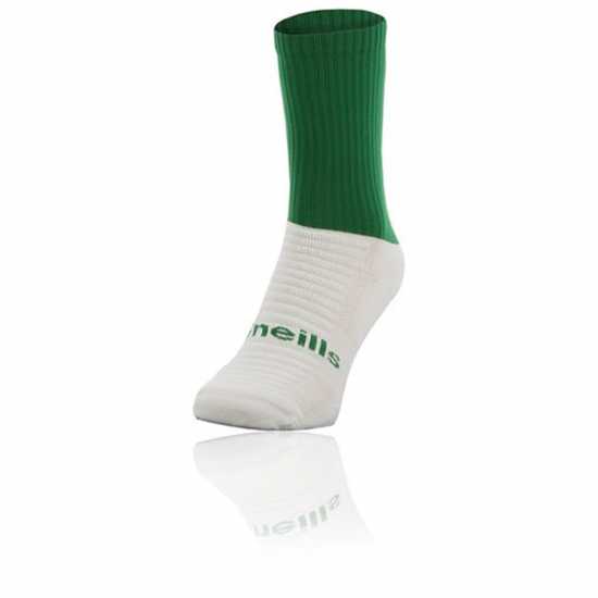 Oneills Koolite Socks Senior Green/White Мъжки чорапи