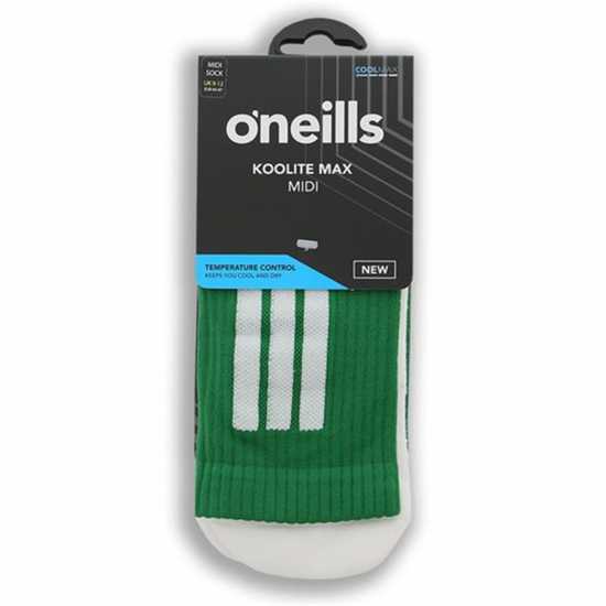Oneills Koolite Socks Senior Green/White Мъжки чорапи