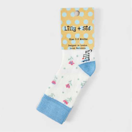 Детски чорапи Lilly And Sid Floral Kn H Sck Bb99 Lilly And Sid Floral Kn H Sck Bb99 Детски чорапи