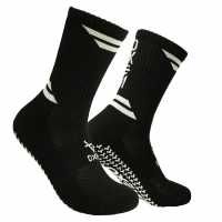 Oxen Kids' Grip Rugby Socks Black/White 