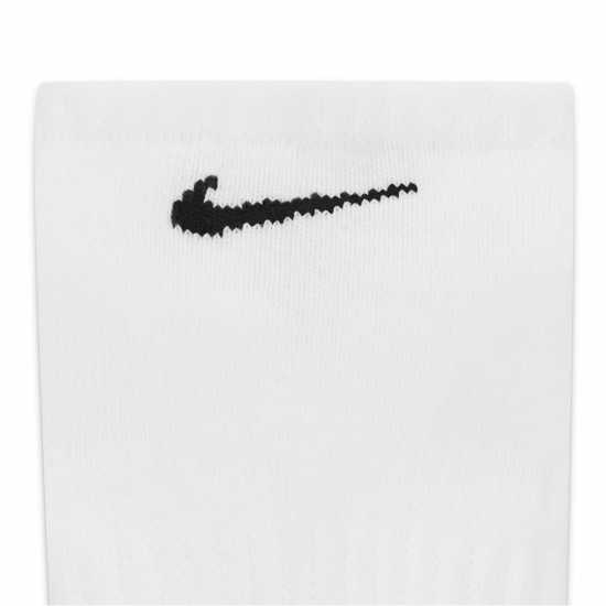 Nike Everyday Cushioned Training No-Show Socks (6 Pairs) Бяло Мъжки чорапи